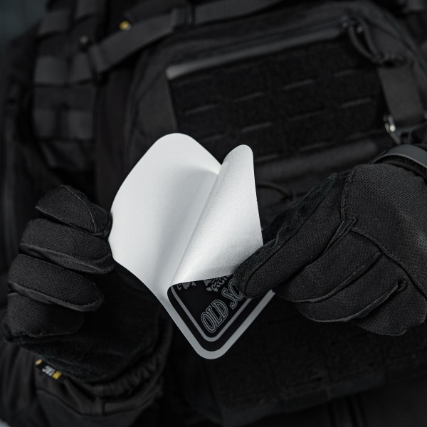 M-Tac наклейка Old School Large світловідбиваюча Black - 51423002-L