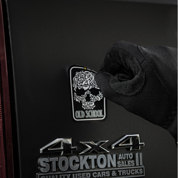 M-Tac наклейка Old School Small світловідбиваюча Black - 51423002-S