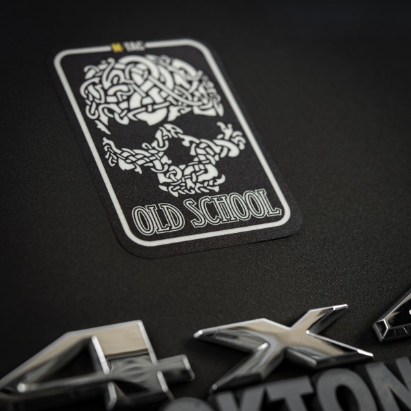 M-Tac наклейка Old School Small світловідбиваюча Black - 51423002-S