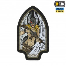 M-Tac нашивка Valkyrie (вишивка) Black/Ranger Green
