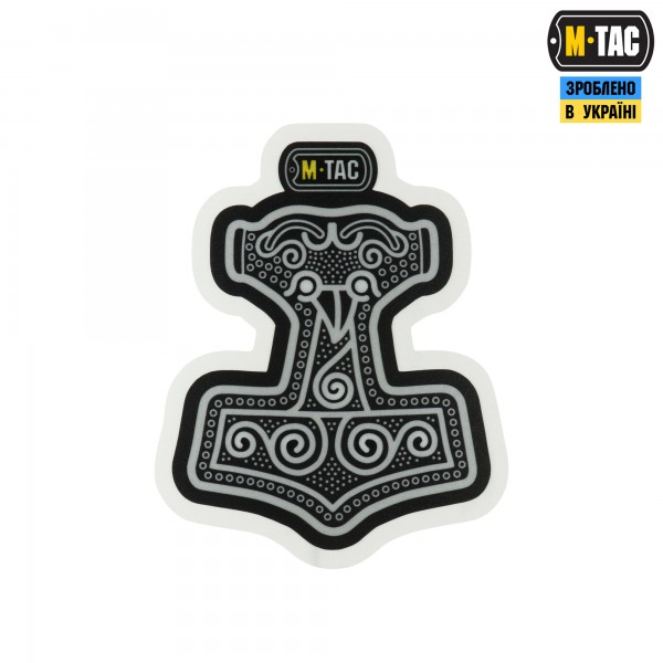 M-Tac наклейка Mjölnir Small светоотражающая Black - 51429002-S