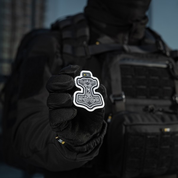 M-Tac наклейка Mjölnir Small светоотражающая Black - 51429002-S