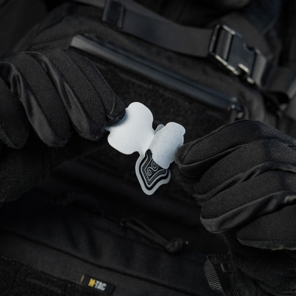 M-Tac наклейка Mjölnir Small светоотражающая Black - 51429002-S