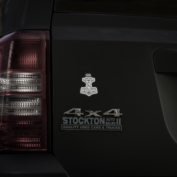 M-Tac наклейка Mjölnir Small светоотражающая Black - 51429002-S