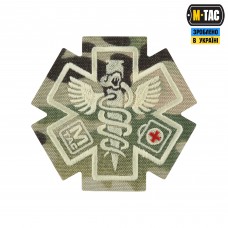 M-Tac нашивка Paramedic (вишивка) Multicam