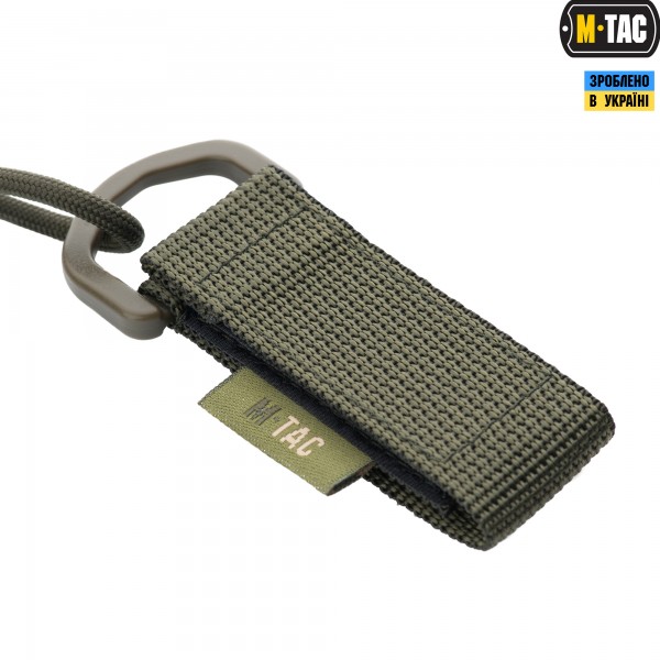 M-Tac шнур страховочный с D-кольцом олива - 51435001 M-Tac шнур страховочный с D-кольцом олива - 51435001