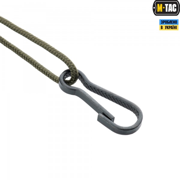 M-Tac шнур страховочный с D-кольцом олива - 51435001 M-Tac шнур страховочный с D-кольцом олива - 51435001