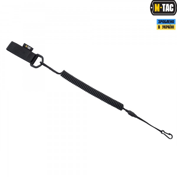 M-Tac шнур страховочный с D-кольцом черный - 51435002
