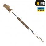 M-Tac шнур страхувальний Medium комбінований з D-кільцем койот