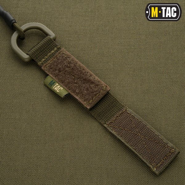 M-Tac шнур страхувальний Lite під карабін з D-кільцем олива - 51436001 M-Tac шнур страхувальний Lite під карабін з D-кільцем олива - 51436001