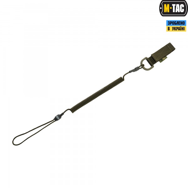 M-Tac шнур страховочный Lite комбинированый с D-кольцом олива - 51436301