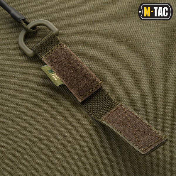 M-Tac шнур страховочный Lite комбинированый с D-кольцом олива - 51436301 M-Tac шнур страховочный Lite комбинированый с D-кольцом олива - 51436301