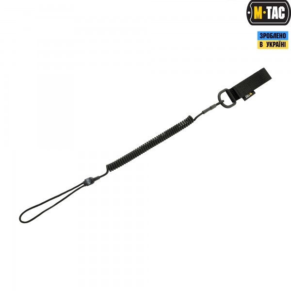 M-Tac шнур страховочный Lite комбинированый с D-кольцом черный - 51436302