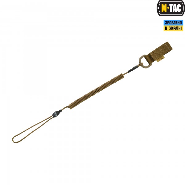M-Tac шнур страховочный Lite комбинированый с D-кольцом койот - 51436305