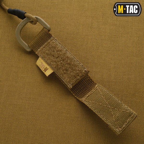 M-Tac шнур страхувальний Lite комбінований з D-кільцем койот - 51436305 M-Tac шнур страхувальний Lite комбінований з D-кільцем койот - 51436305