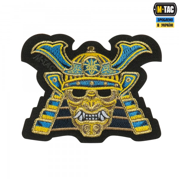 M-Tac нашивка Маска самурая (вышивка) Black - 51443002