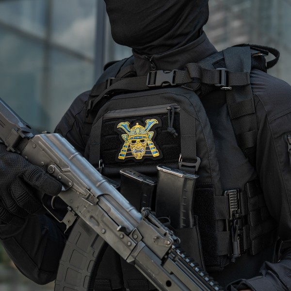 M-Tac нашивка Маска самурая (вышивка) Black - 51443002