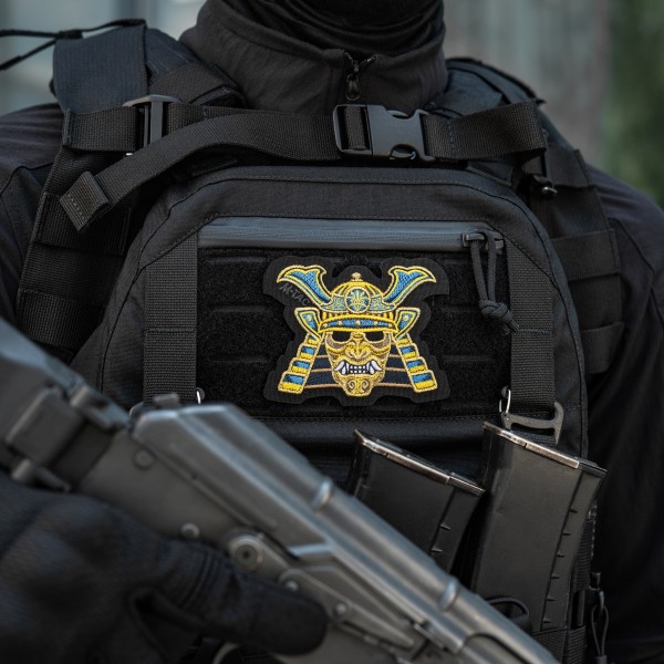 M-Tac нашивка Маска самурая (вышивка) Black - 51443002