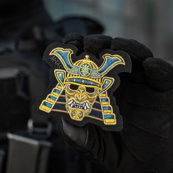 M-Tac нашивка Маска самурая (вышивка) Black - 51443002