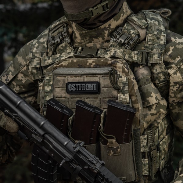 M-Tac нашивка Ostfront Black/Grey - 51458211 M-Tac нашивка Ostfront Black/Grey - 51458211