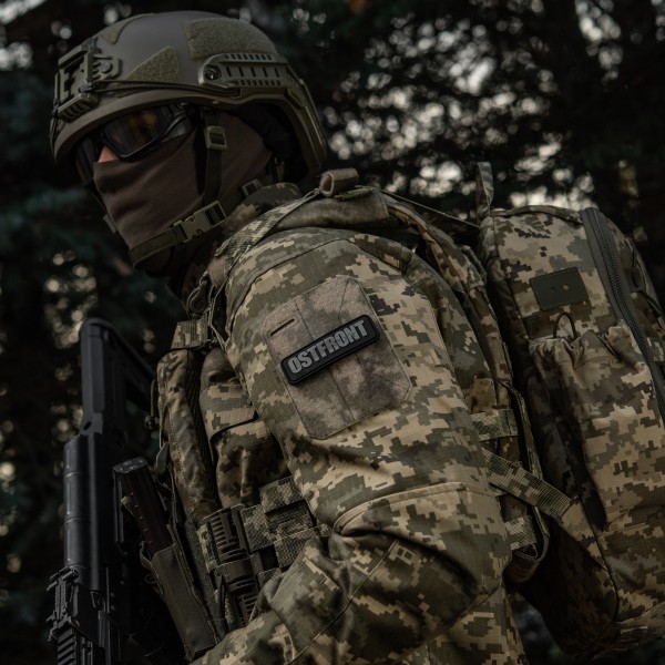 M-Tac нашивка Ostfront Black/Grey - 51458211 M-Tac нашивка Ostfront Black/Grey - 51458211