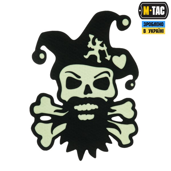 M-Tac нашивка Посміхнись Black/GID - 51459002