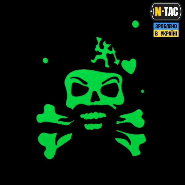 M-Tac нашивка Посміхнись Black/GID - 51459002 M-Tac нашивка Посміхнись Black/GID - 51459002