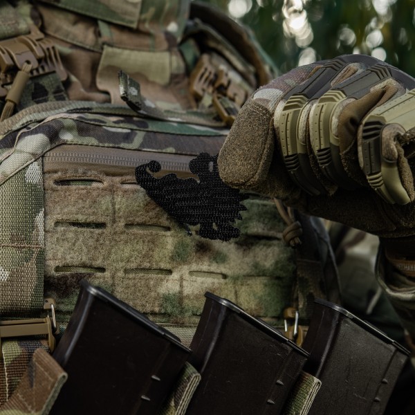 M-Tac нашивка Посміхнись Black/GID - 51459002 M-Tac нашивка Посміхнись Black/GID - 51459002