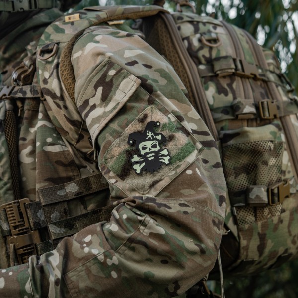 M-Tac нашивка Посміхнись Black/GID - 51459002 M-Tac нашивка Посміхнись Black/GID - 51459002