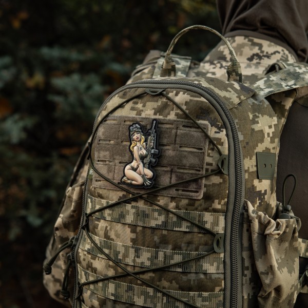 M-Tac нашивка Tactical girl №5 PVC Olive - 51461001 M-Tac нашивка Tactical girl №5 PVC Olive - 51461001