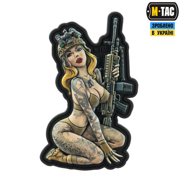 M-Tac нашивка Tactical girl №5 PVC Skandinavik - 51461003