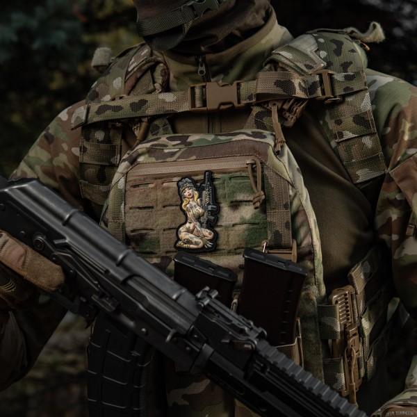 M-Tac нашивка Tactical girl №5 PVC Hooligan - 51461004