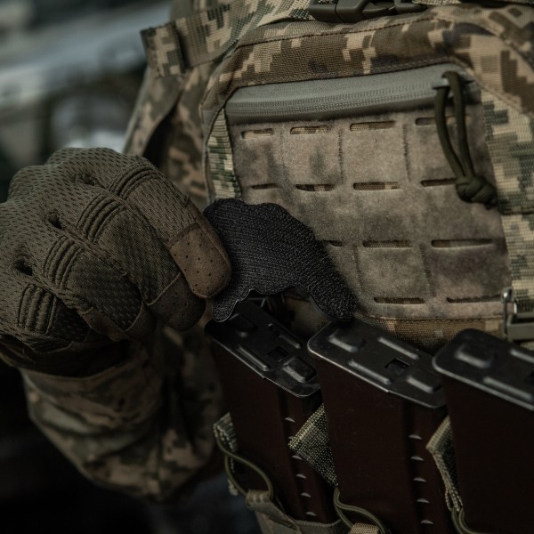 M-Tac нашивка Tactical girl №6 PVC redhead Hooligan Olive V1 - 51465001