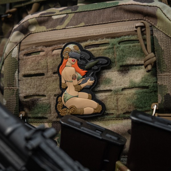 M-Tac нашивка Tactical girl №6 PVC redhead MC V1 - 51465008 M-Tac нашивка Tactical girl №6 PVC redhead MC V1 - 51465008