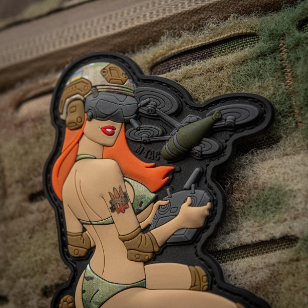 M-Tac нашивка Tactical girl №6 PVC redhead MC V1 - 51465008 M-Tac нашивка Tactical girl №6 PVC redhead MC V1 - 51465008