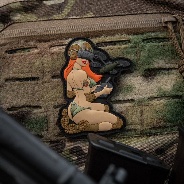 M-Tac нашивка Tactical girl №6 PVC redhead MC V1 - 51465008 M-Tac нашивка Tactical girl №6 PVC redhead MC V1 - 51465008