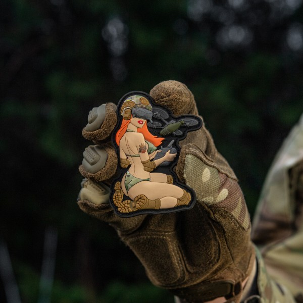 M-Tac нашивка Tactical girl №6 PVC redhead MC V1 - 51465008 M-Tac нашивка Tactical girl №6 PVC redhead MC V1 - 51465008