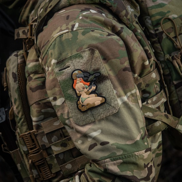 M-Tac нашивка Tactical girl №6 PVC redhead MC V1 - 51465008 M-Tac нашивка Tactical girl №6 PVC redhead MC V1 - 51465008