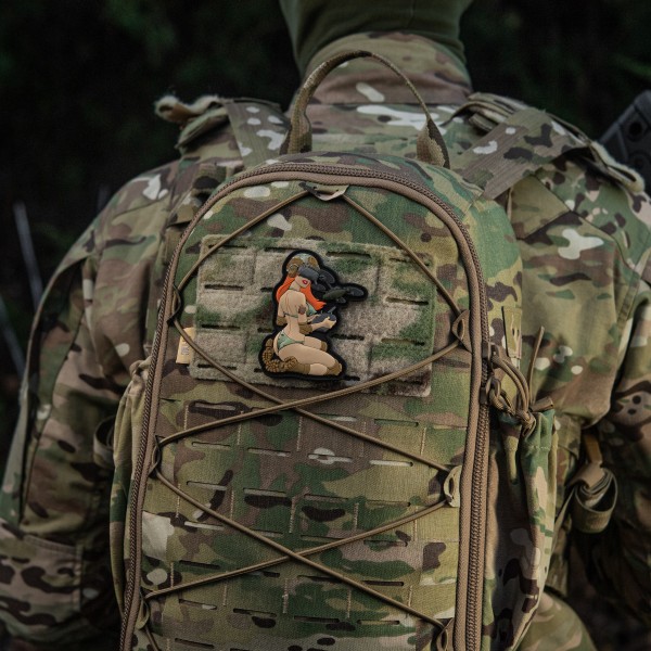 M-Tac нашивка Tactical girl №6 PVC redhead MC V1 - 51465008 M-Tac нашивка Tactical girl №6 PVC redhead MC V1 - 51465008