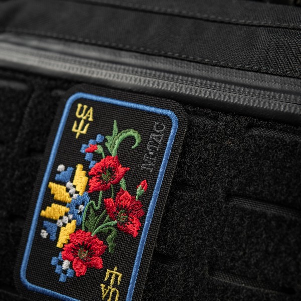 M-Tac нашивка Орнамент Мак (вышивка) Black/Yellow/Blue - 51467215