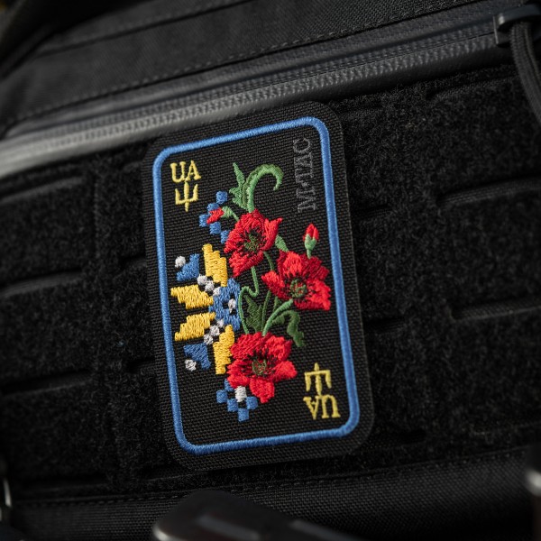 M-Tac нашивка Орнамент Мак (вышивка) Black/Yellow/Blue - 51467215