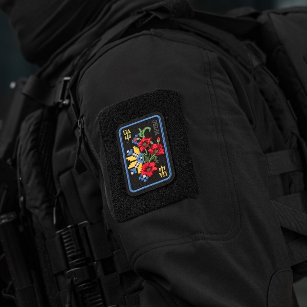 M-Tac нашивка Орнамент Мак (вышивка) Black/Yellow/Blue - 51467215