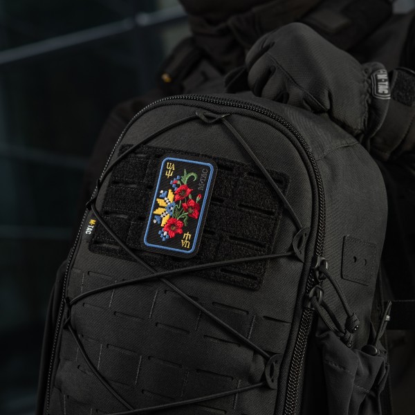 M-Tac нашивка Орнамент Мак (вышивка) Black/Yellow/Blue - 51467215