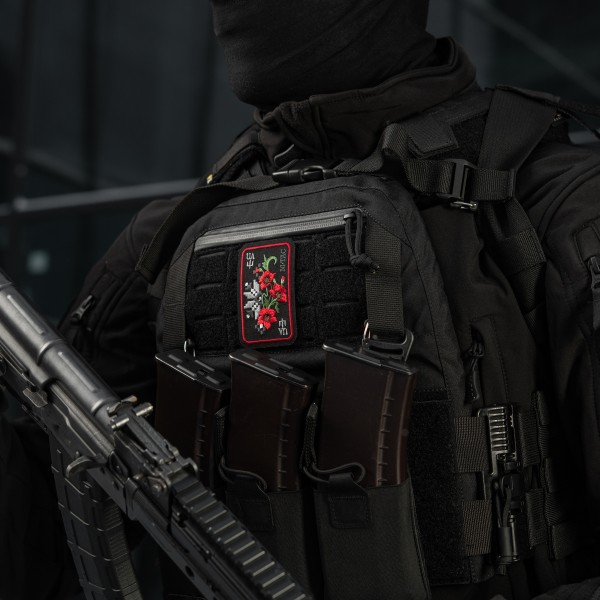 M-Tac нашивка Орнамент Мак (вышивка) Black/Red - 51467234 M-Tac нашивка Орнамент Мак (вышивка) Black/Red - 51467234
