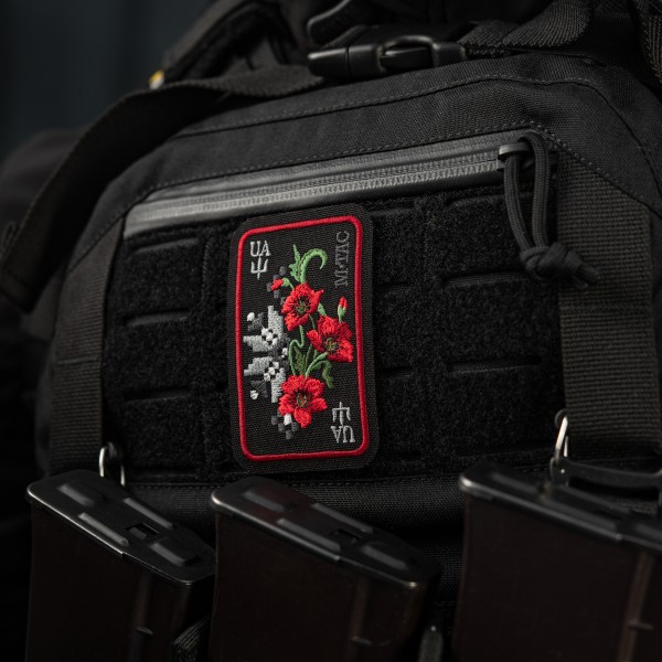 M-Tac нашивка Орнамент Мак (вышивка) Black/Red - 51467234 M-Tac нашивка Орнамент Мак (вышивка) Black/Red - 51467234