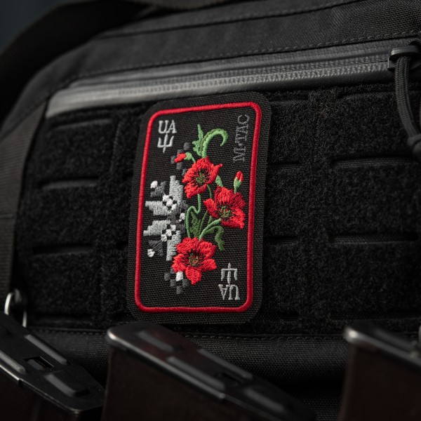 M-Tac нашивка Орнамент Мак (вышивка) Black/Red - 51467234 M-Tac нашивка Орнамент Мак (вышивка) Black/Red - 51467234