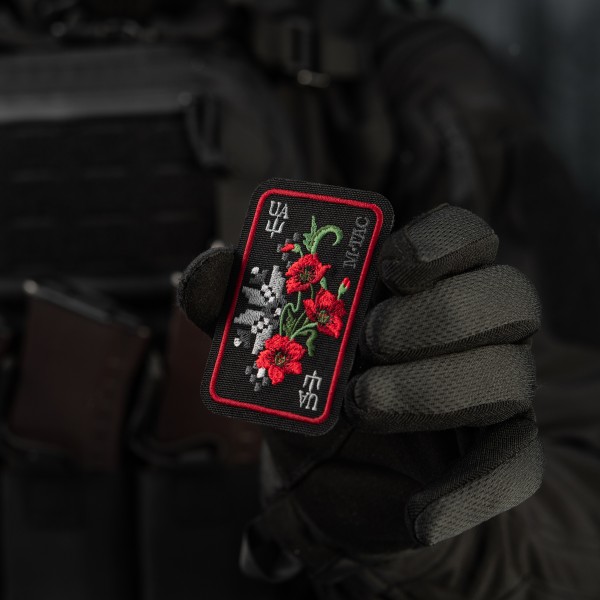 M-Tac нашивка Орнамент Мак (вышивка) Black/Red - 51467234 M-Tac нашивка Орнамент Мак (вышивка) Black/Red - 51467234