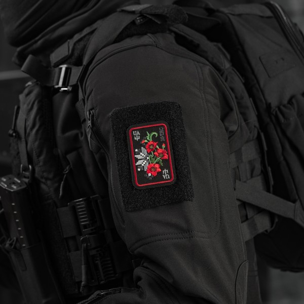 M-Tac нашивка Орнамент Мак (вышивка) Black/Red - 51467234 M-Tac нашивка Орнамент Мак (вышивка) Black/Red - 51467234