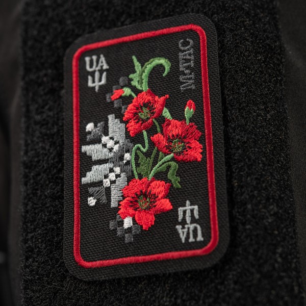 M-Tac нашивка Орнамент Мак (вышивка) Black/Red - 51467234 M-Tac нашивка Орнамент Мак (вышивка) Black/Red - 51467234