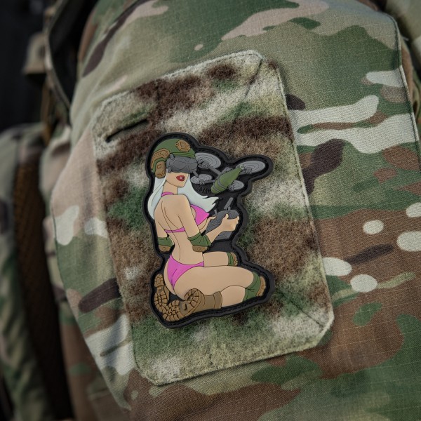 M-Tac нашивка Tactical girl №6 PVC White/Pink/Olive V2 - 51468002 M-Tac нашивка Tactical girl №6 PVC White/Pink/Olive V2 - 51468002